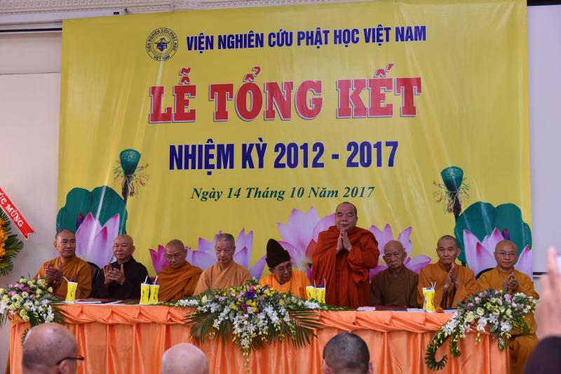 Lễ tổng kết của Viện nghiên cứu Phật học Việt Nam, nhiệm kỳ 2012-2017