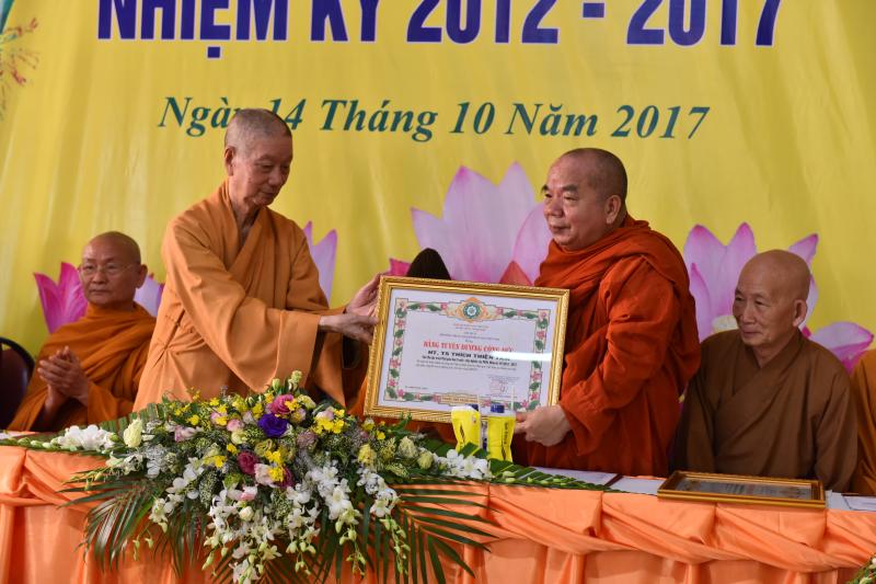 Lễ tổng kết của Viện nghiên cứu Phật học Việt Nam, nhiệm kỳ 2012-2017