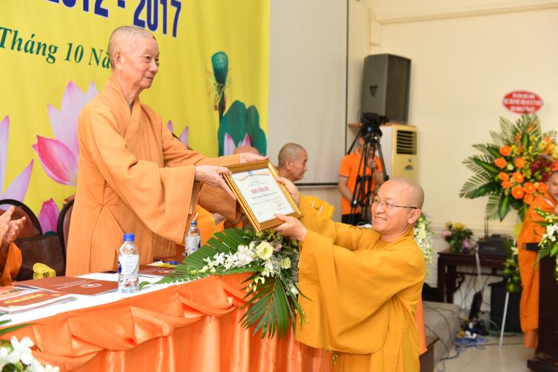 Lễ tổng kết của Viện nghiên cứu Phật học Việt Nam, nhiệm kỳ 2012-2017