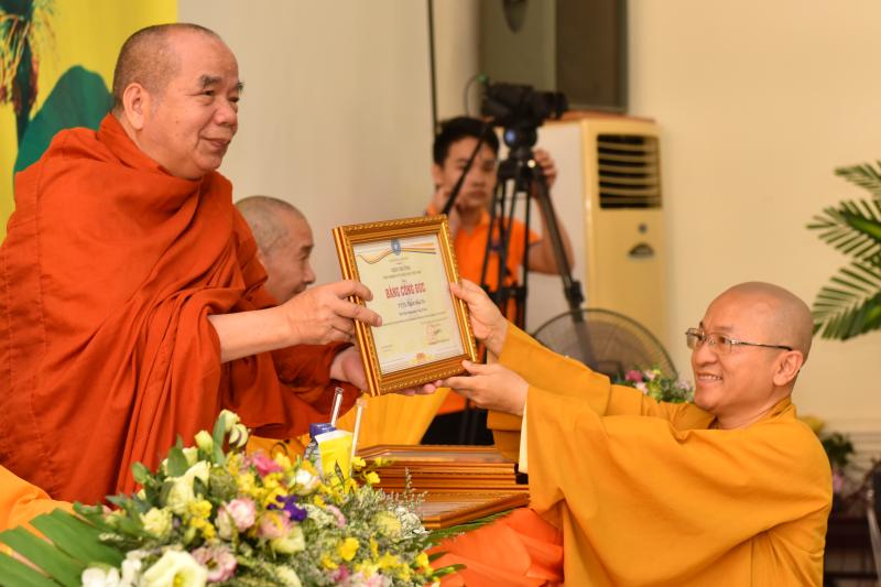 Lễ tổng kết của Viện nghiên cứu Phật học Việt Nam, nhiệm kỳ 2012-2017