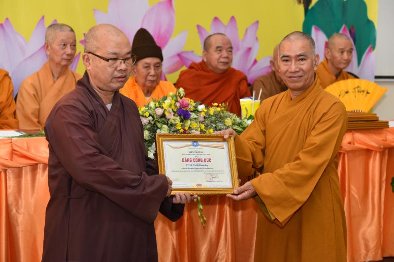Lễ tổng kết của Viện nghiên cứu Phật học Việt Nam, nhiệm kỳ 2012-2017