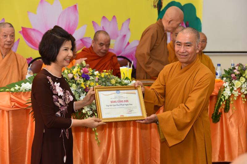 Lễ tổng kết của Viện nghiên cứu Phật học Việt Nam, nhiệm kỳ 2012-2017