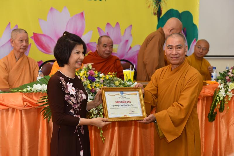 Lễ tổng kết của Viện nghiên cứu Phật học Việt Nam, nhiệm kỳ 2012-2017