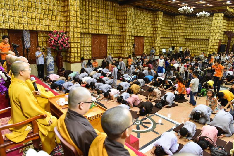 Khóa tu dành cho thiếu nhi lần thứ 1 Chùa Giác Ngộ