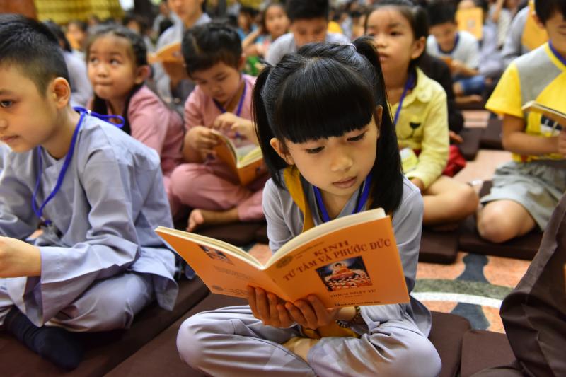 Khóa tu dành cho thiếu nhi lần thứ 1 Chùa Giác Ngộ