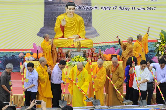 Phật giáo Thái Nguyên xây dựng Trụ sở làm việc và đúc Đại hồng chung