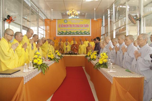 Đồng Tháp: Lễ bổ nhiệm trụ trì chùa Vạn Thành – huyện Lấp Vò