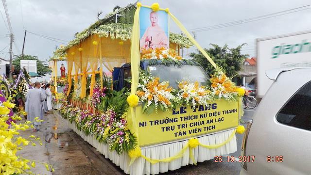 Lễ trà tỳ cố NT.Thích nữ Diệu Thanh.