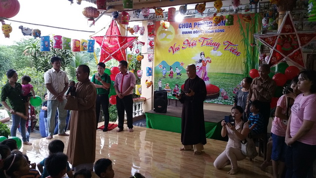 Chùa Phước Long tổ chức “Vui hội trăng tròn”