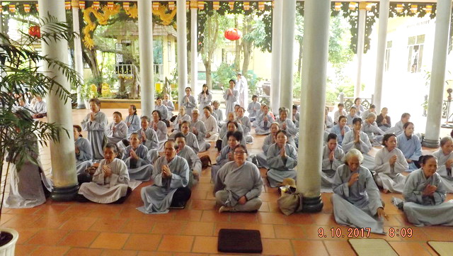 Chùa Lộc Thọ tổ chức khóa tu Bát quan trai lần thứ 8