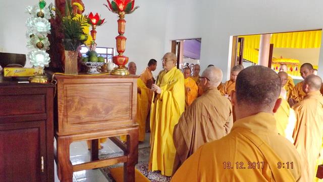 Lễ nhập kim quan HT.Thích Ngộ Trí