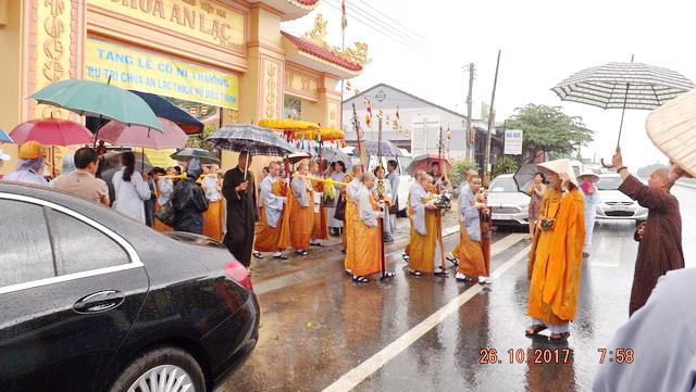 Lễ trà tỳ cố NT.Thích nữ Diệu Thanh.