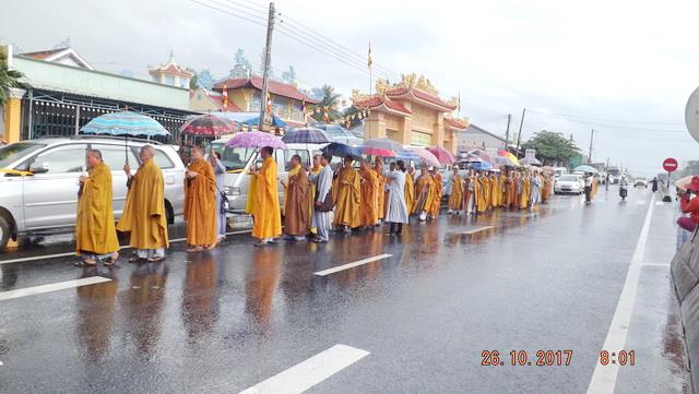 Lễ trà tỳ cố NT.Thích nữ Diệu Thanh.