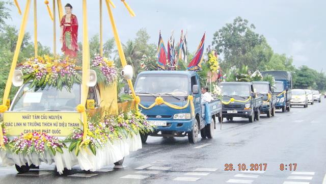 Lễ trà tỳ cố NT.Thích nữ Diệu Thanh.