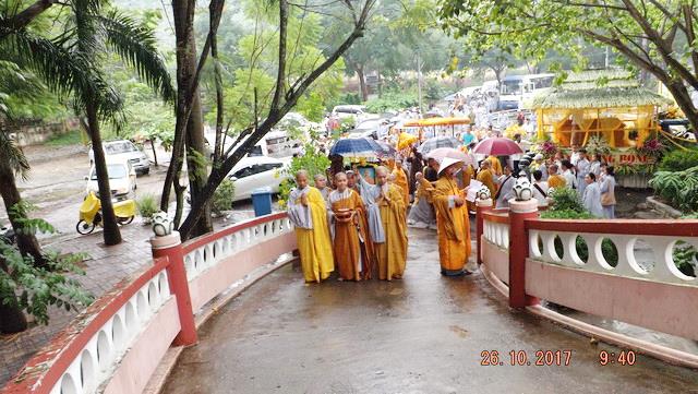 Lễ trà tỳ cố NT.Thích nữ Diệu Thanh.