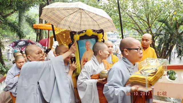 Lễ trà tỳ cố NT.Thích nữ Diệu Thanh.