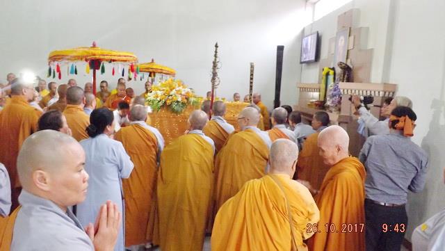 Lễ trà tỳ cố NT.Thích nữ Diệu Thanh.