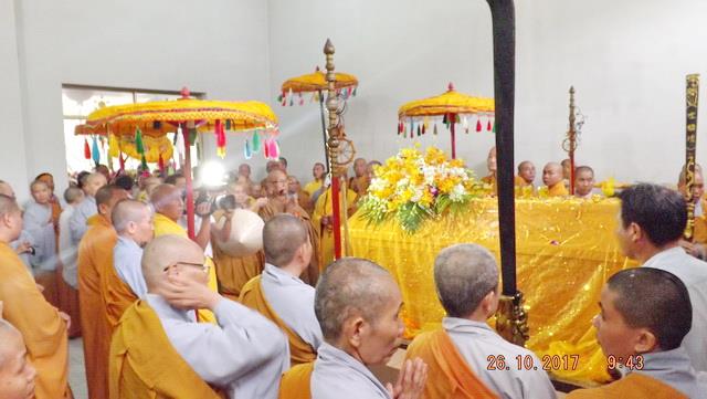 Lễ trà tỳ cố NT.Thích nữ Diệu Thanh.