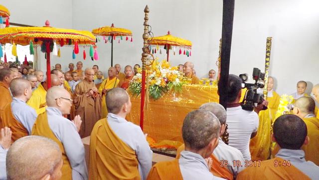 Lễ trà tỳ cố NT.Thích nữ Diệu Thanh.