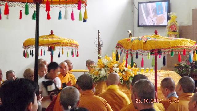 Lễ trà tỳ cố NT.Thích nữ Diệu Thanh.