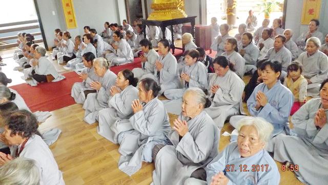 Trang nghiêm khóa tu “Một ngày an lạc” kỳ thứ 11 tại chùa Linh Sơn Pháp Ấn