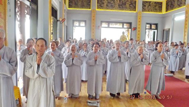 Trang nghiêm khóa tu “Một ngày an lạc” kỳ thứ 11 tại chùa Linh Sơn Pháp Ấn