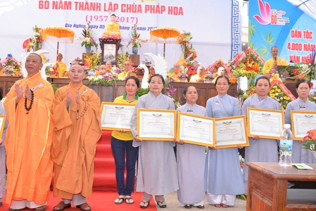 Đại lễ chính thức kỷ niệm 60 năm thành lập Chùa Pháp Hoa