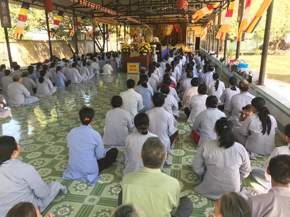 Khánh Hòa: Khóa tu Niệm Phật Một ngày An lạc tai chùa Sắc tứ Minh Thiện