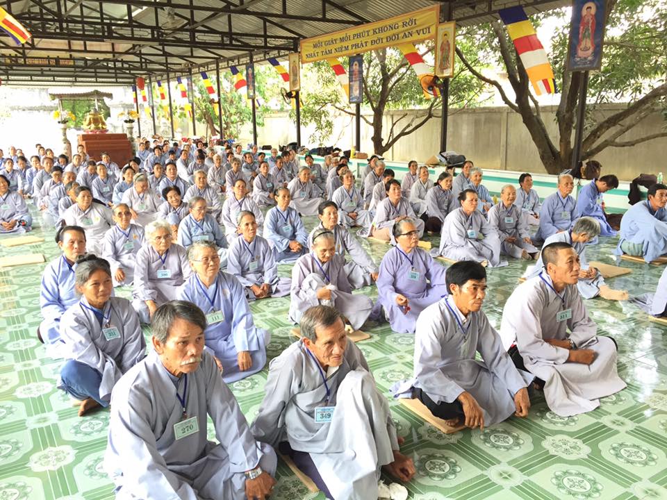 Khánh Hòa: Khóa tu Niệm Phật Một ngày An lạc tai chùa Sắc tứ Minh Thiện