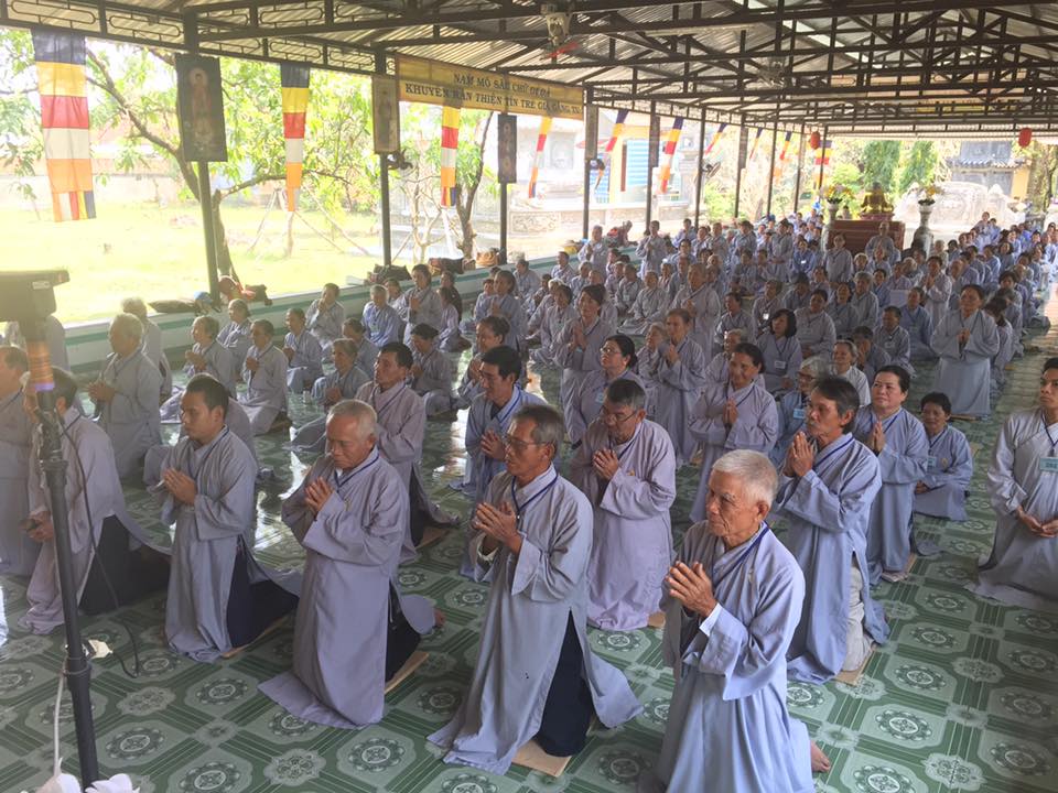 Khánh Hòa: Khóa tu Niệm Phật Một ngày An lạc tai chùa Sắc tứ Minh Thiện