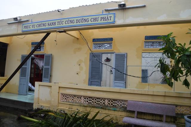 Khánh Hòa: Chùa Đào  Viên, Linh Quang bị bão số 12 tàn phá.