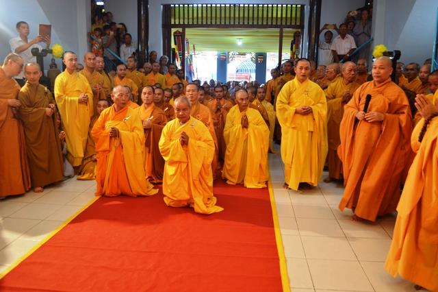 Khánh Hòa: Lễ nhập kim quan Trưởng lão HT.Thích Trí Tâm – Phó Pháp chủ