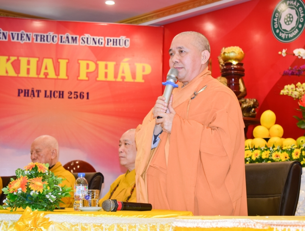 Lễ khai pháp đầu năm tại Thiền viện Trúc Lâm Sùng Phúc