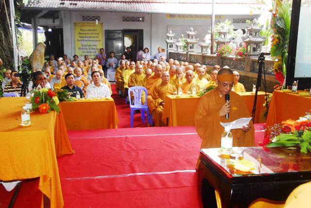 Khánh Hòa: Lễ Công bố quyết định bổ nhiệm trụ trì chùa Kỳ Viên Trung Nghĩa