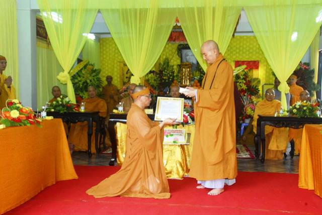 Khánh Hòa: Lễ Công bố quyết định bổ nhiệm trụ trì chùa Kỳ Viên Trung Nghĩa