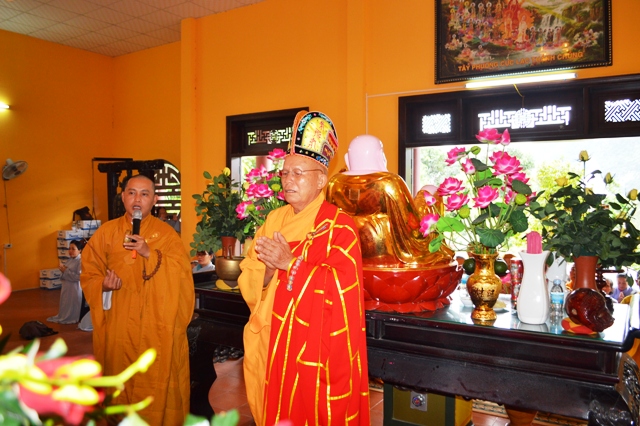 Khánh Hòa: Lễ Tưởng niệm tuần bách nhật cố Trưởng lão HT. Thích Trí Tâm