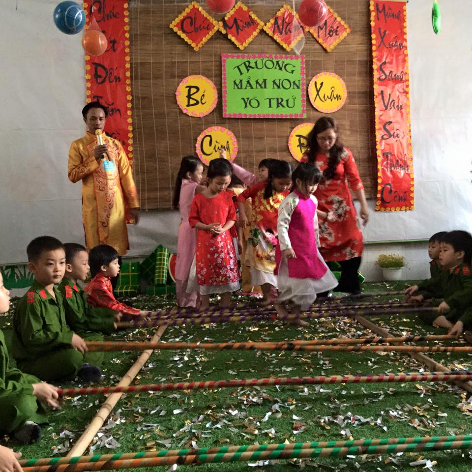 Hội chợ Xuân Yêu thương qua lăng kính của các bé Trường Mầm Non Võ Trứ