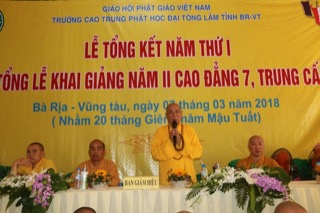 Lễ Tổng Kết Năm Học I Và Khai Giảng Năm Học II –  Trường Cao Trung Phật Học Đại Tòng Lâm – Bà Rịa Vũng Tàu