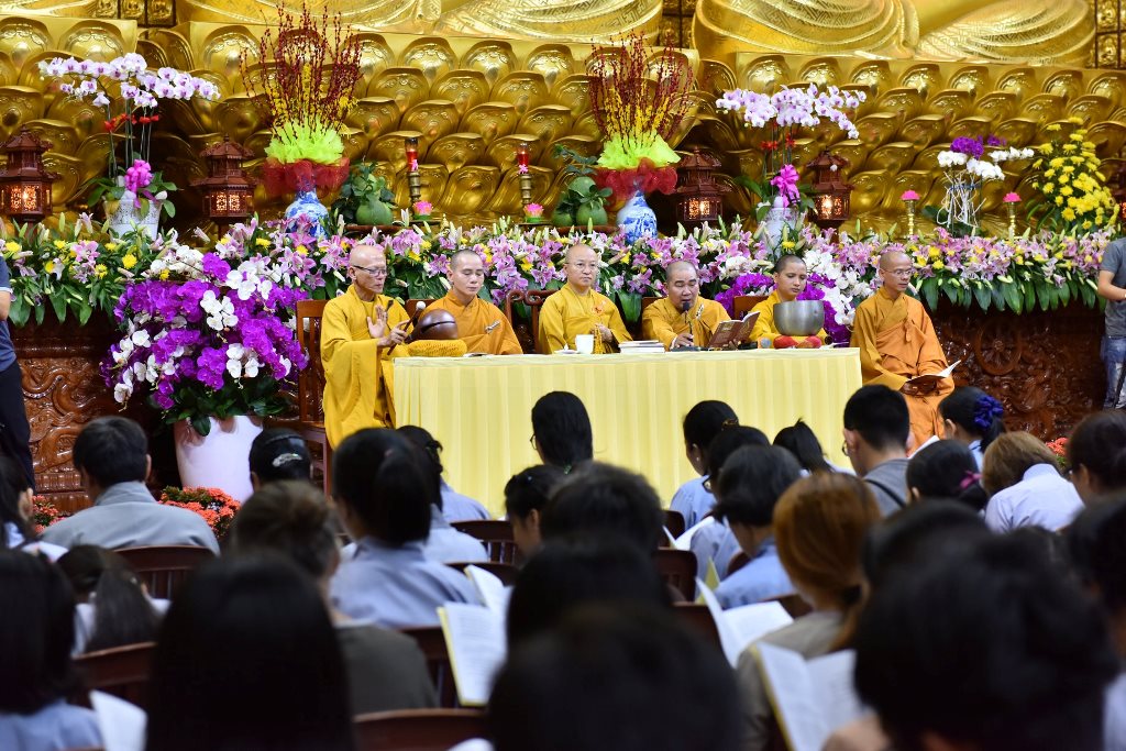 Hơn 400 Phật Tử Tham Dự Lễ Quy Y Tam Bảo Mùng 9 Tháng Giêng Tại Chùa Giác Ngộ, Ngày 24-02-2018