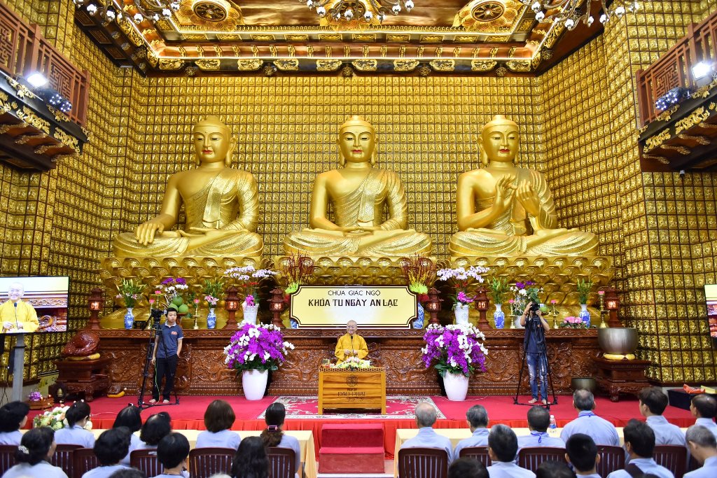 Chùa Giác Ngộ: Khóa tu Ngày An Lạc - Tuổi Trẻ Hướng Phật lần thứ 39, ngày 05-03-2018