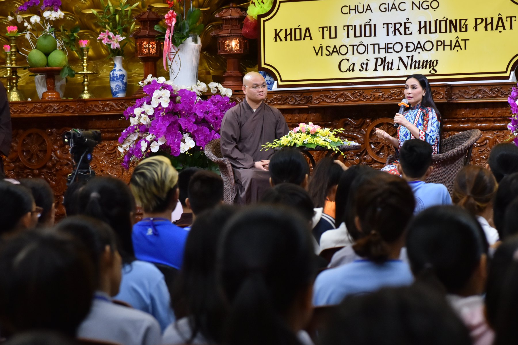 Chùa Giác Ngộ: Khóa tu Ngày An Lạc - Tuổi Trẻ Hướng Phật lần thứ 39, ngày 05-03-2018