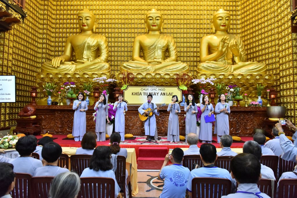 Chùa Giác Ngộ: Khóa tu Ngày An Lạc - Tuổi Trẻ Hướng Phật lần thứ 39, ngày 05-03-2018