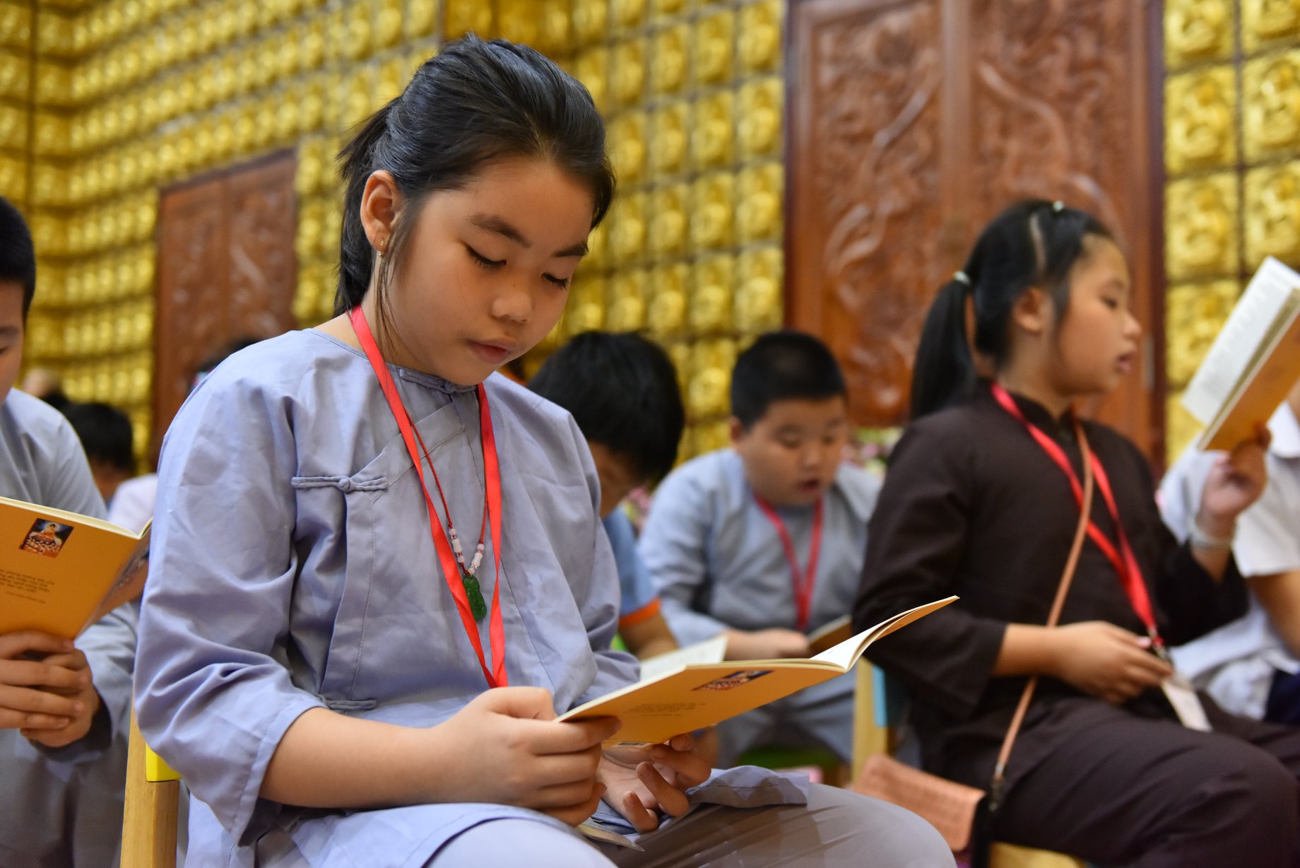 Khóa tu ‘’Búp sen từ bi’’ lần thứ 11 Chùa Giác Ngộ, ngày 31-03-2018.