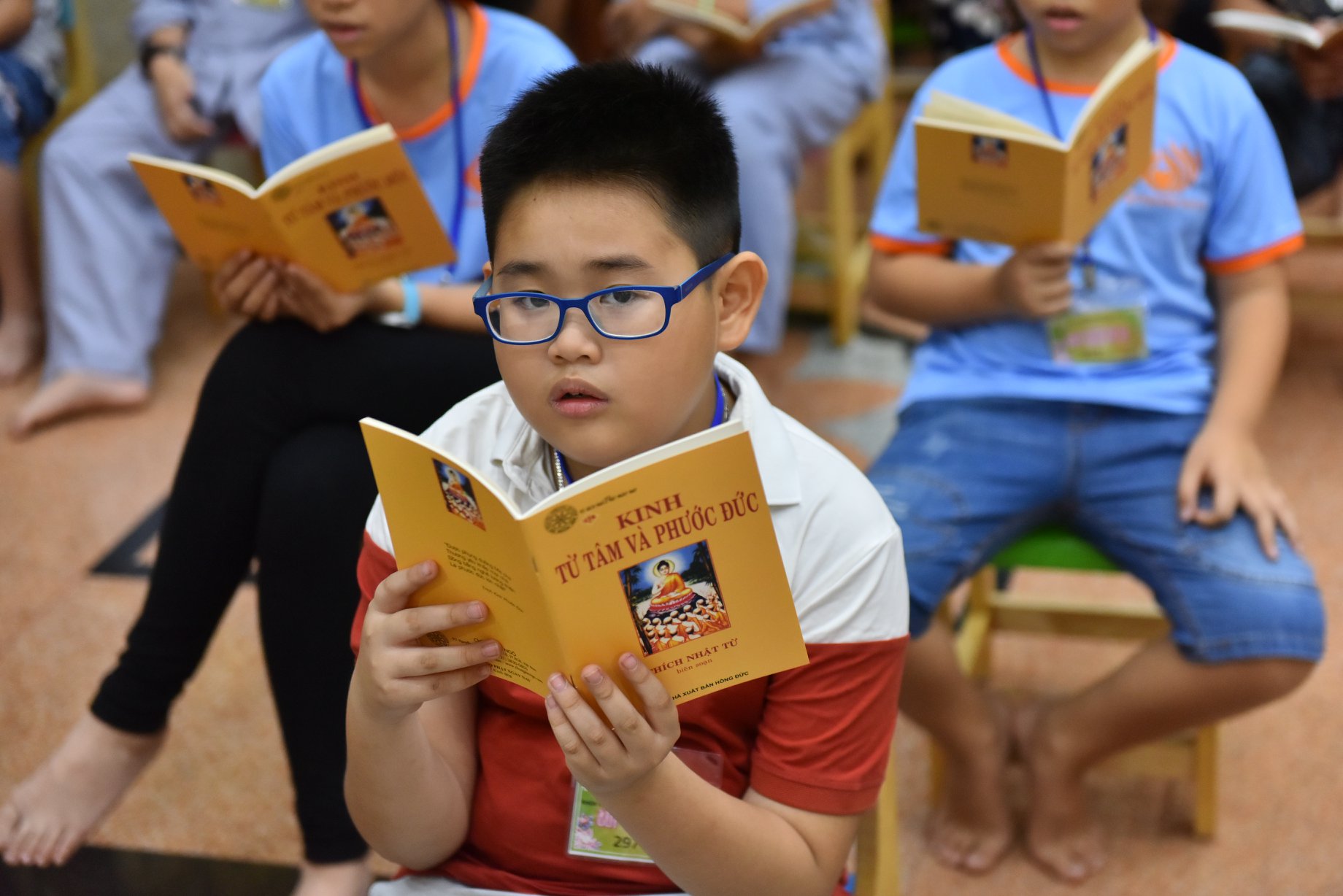 Khóa tu ‘’Búp sen từ bi’’ lần thứ 11 Chùa Giác Ngộ, ngày 31-03-2018.