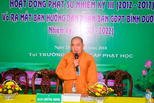 Bình Dương: Hội nghị tổng kết Phật sự nhiệm kỳ III và ra mắt Ban Hướng Dẫn Phân Ban GĐPT nhiệm kỳ mới.