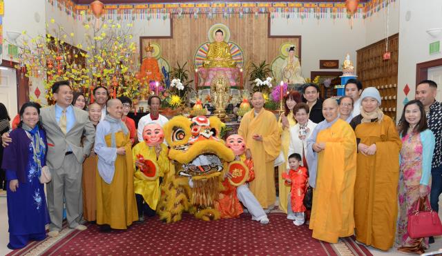 Chùa Phổ Từ - Hayward,Hoa Kỳ - lễ Phật và vui xuân đầu năm Mậu Tuất 2018