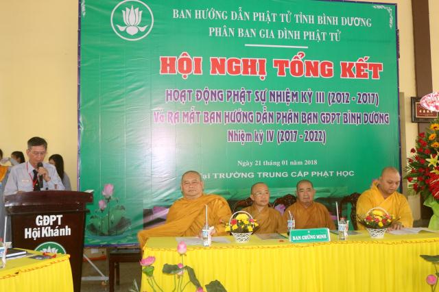 Bình Dương: Hội nghị tổng kết Phật sự nhiệm kỳ III và ra mắt Ban Hướng Dẫn Phân Ban GĐPT nhiệm kỳ mới.