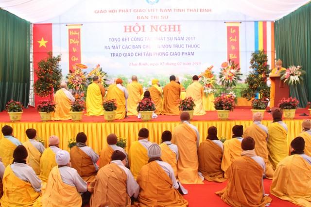 Thái Bình: Phật giáo Thái Bình tổng kết Phật sự, trao giáo chỉ tấn phong