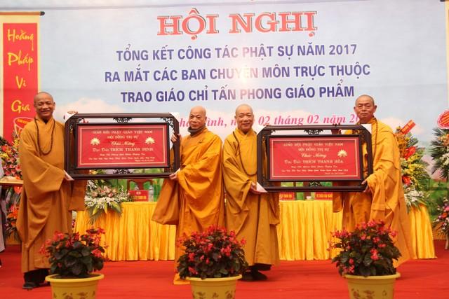 Thái Bình: Phật giáo Thái Bình tổng kết Phật sự, trao giáo chỉ tấn phong