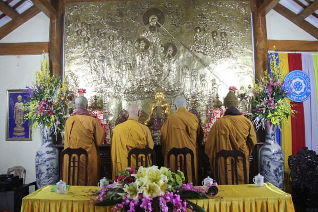 Thái Bình: Lễ cầu an đầu năm Mậu Tuất tại chùa Từ Xuyên
